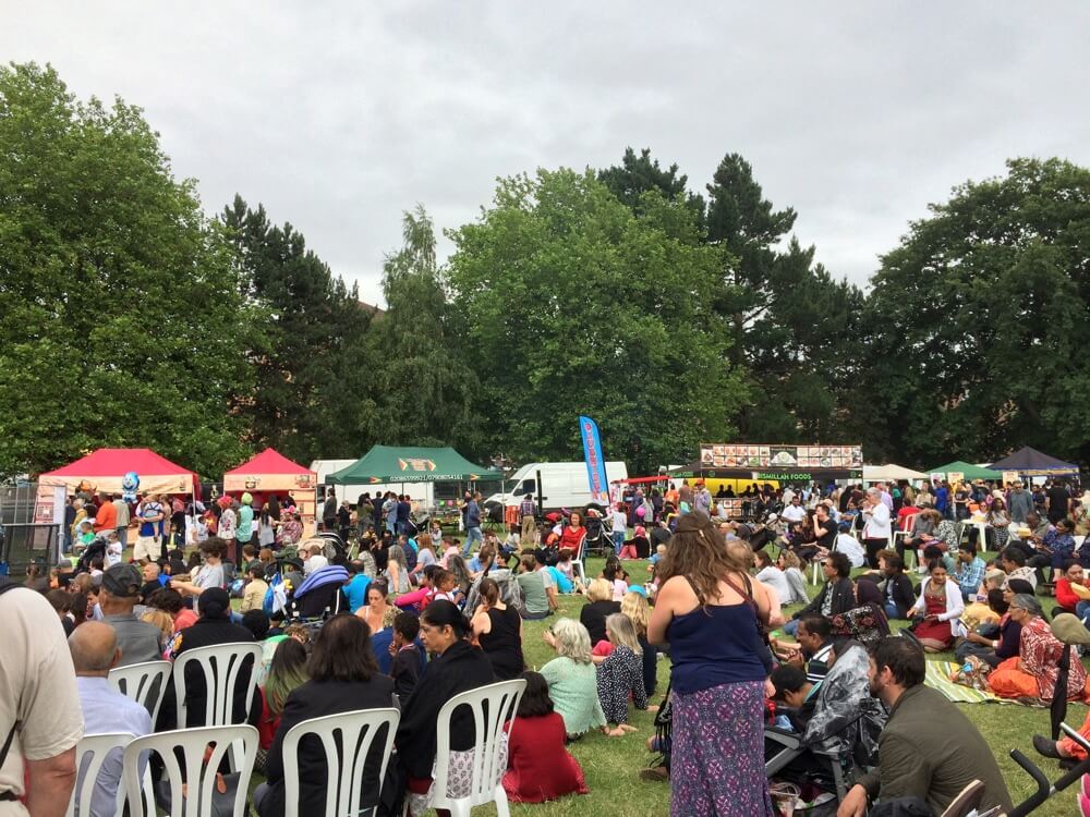 Art Asia (Mela Featival) Food Stalls + Crowd