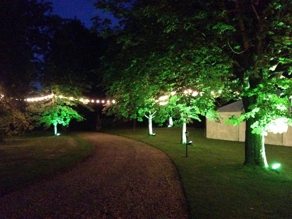 Outside Festoons & Uplights